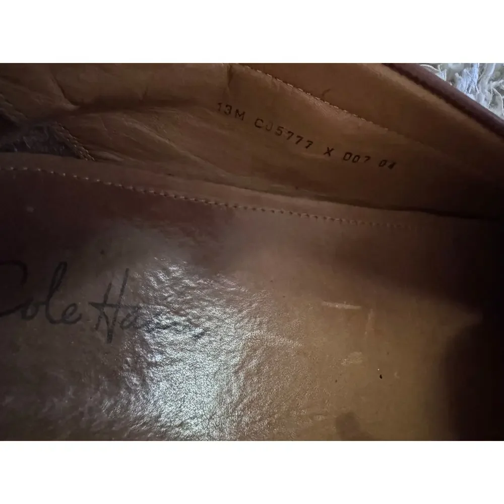 Cole Haan Brown Leather Air Dempsey Driving Loafer Men’s 13 M